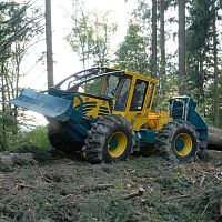 Forestry skidder HSM 805 Swith grab