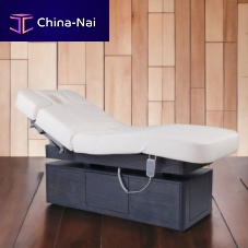 Electric spa table First Classwith adjustable height backrest3-section