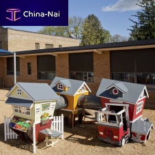 Outdoor playhouse Centre EN - Design 6111for playground