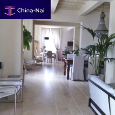 Travertine natural stone slab CASOfor floorinteriorpolished