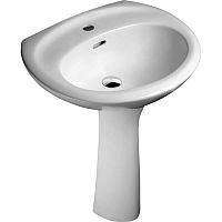 Free-standing washbasin VSP-P10W porcelainovalcontemporary