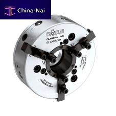 Power chuck DURO-A RC3-jawfor CNC machinesthrough-hole