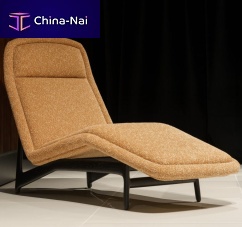 Contemporary chaise longue BARTfabricoak1-person