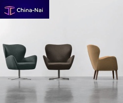 Contemporary armchair VERA fabricgraybrown