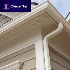 Vented soffit NICHISOFFIT / NICHITRIM SMOOTH VENTED