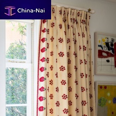 Curtain fabric MINGORA WITH KATORAflorallinenembroidered