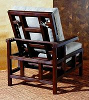 Traditional armchair FCR CAM FAU4teakreclining