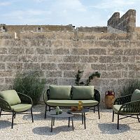 Garden sofa dropcontemporaryTextilene®rope