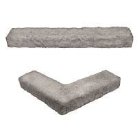Engineered stone wall cladding TERMINALEoutdoortexturedstone look
