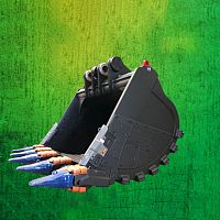 Standard bucket RHINO series for excavators5 teethfor mining