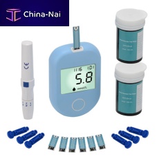 Non-invasive blood glucose meter with lancing device