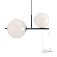 Pendant lamp TALIS metalglassopal