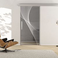 Interior door 3D 623glassslidingcontemporary