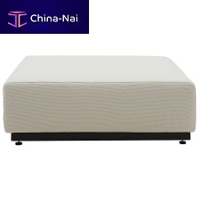 Contemporary ottoman NEVADAfabricsquareindoor