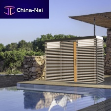 Traditional outdoor shower CASA AGUAcompositesteelhome