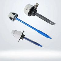Laparoscopic trocar KHTC serieswith insufflation tapwith sleevesingle use