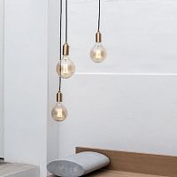 Pendant lamp FEATURE : GAIA , ELVAbrassblown glasstraditional