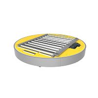 Motor-driven turntable horizontalwith roller conveyor
