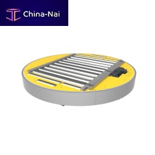Motor-driven turntable horizontalwith roller conveyor