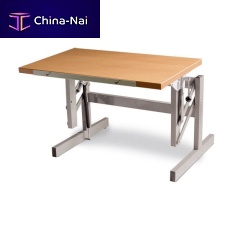 Height-adjustable ergotherapy table ergo S 52on casterspediatric