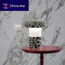 Table lamp LUCERAconcretecontemporarywith rechargeable battery