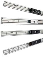 Skate wheel guideway wide