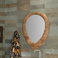 Wall-mounted bathroom mirror 4068/FCMcontemporarywooden