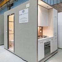 Compact kitchenette COMBIsteelgalvanised steelreinforced concrete