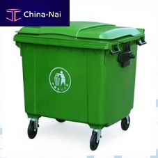 HDPE waste container KT-1100Lindustrial wastewith lid4-wheel