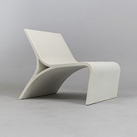 Contemporary lounge chair CONFLUENCE concreteconcreteergonomic