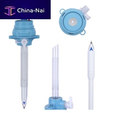 Laparoscopic trocar bladedshielded bladewith sleeve