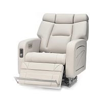 Aircraft seat cover leather