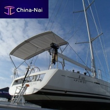 Sailboat Bimini top fir45-bicockpithelm stationstainless steel frame