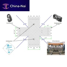 Cargo net LUXXANfor baggagefor palletfloor-to-floor