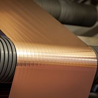 Laminated foil copperfor battery