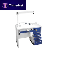 Dental laboratory workstation with shelves TM9005with lightautomatic