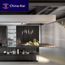Contemporary kitchen TELERO ANTIS LAINwoodenglassstainless steel