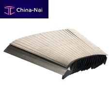Machine protective bellows flatroundU-shaped