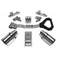 Folding handle 16857 seriesdoor with locksteel