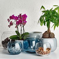 Glass flower pot MONO BOXfree-standingother shapes