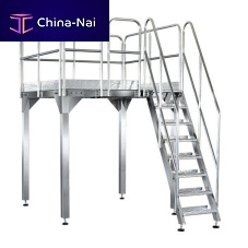 Work platform KP-SPaccesspersonnelwith safety railing