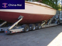 Heavy haul trailer OTR-30 for sailboatshydraulic