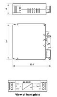 AC/DC power supply ZL-24-08 switchingwith short-circuit protectionDIN rail
