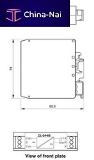 AC/DC power supply ZL-24-08 switchingwith short-circuit protectionDIN rail