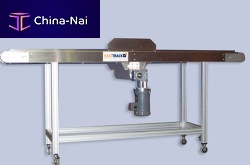 Belt conveyor two-trackcentral drivefor the food industry
