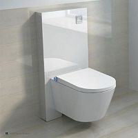 Electronic toilet seat E400antibacterialthermoplasticwhite