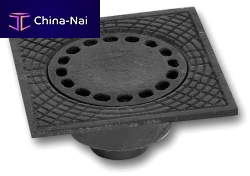 Cast iron floor drain SS1515square