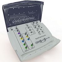 Dental implant surgery instrument kit Teetanium ® sterile
