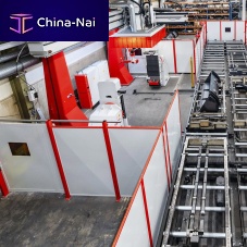 Fully-automatic welding line FMS in-linecuttingconveying