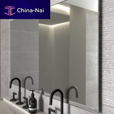 Wall-mounted bathroom mirror LYRAcommercialmodernrectangular